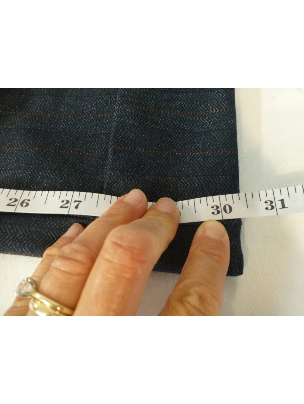 Democracy Women's Size 8 Gray Herringbone Skyrise Ab'Technology Pants NWT G4A